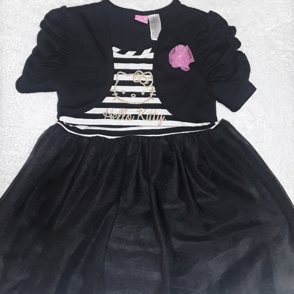 🎀Hello Kitty Black Dress. Girl's Size: L (10-12)